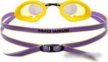 Очки для плавания Mad Wave Turbo Racer II Rainbow (фиолетовый)