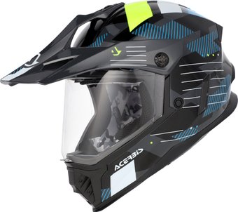 Мотошлем Acerbis Rider Junior 0026031.444.052 (Y/S (49-50), черный/флуоресцентный желтый)