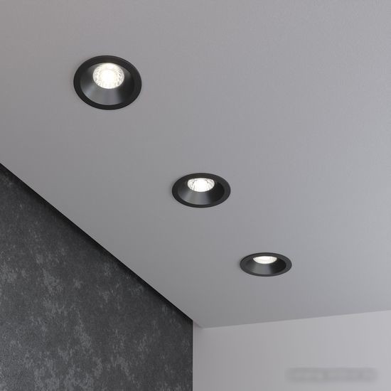 Точечный светильник Elektrostandard 15266/LED 7W 4200K BK (черный)