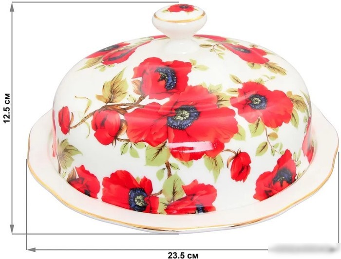 Блюдо Elan Gallery Маки 740102
