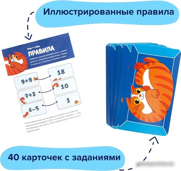 Развивающая игра Brainy Games Кот + счет УМ517