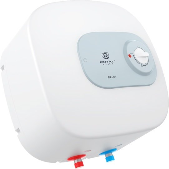 Накопительный электрический водонагреватель над мойкой Royal Clima Delta RWH-D10-FE