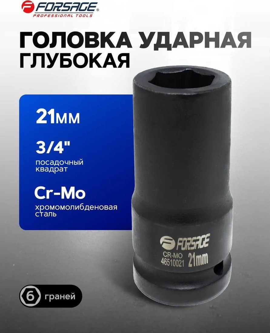 Головка слесарная FORSAGE F-46510021 (6932)