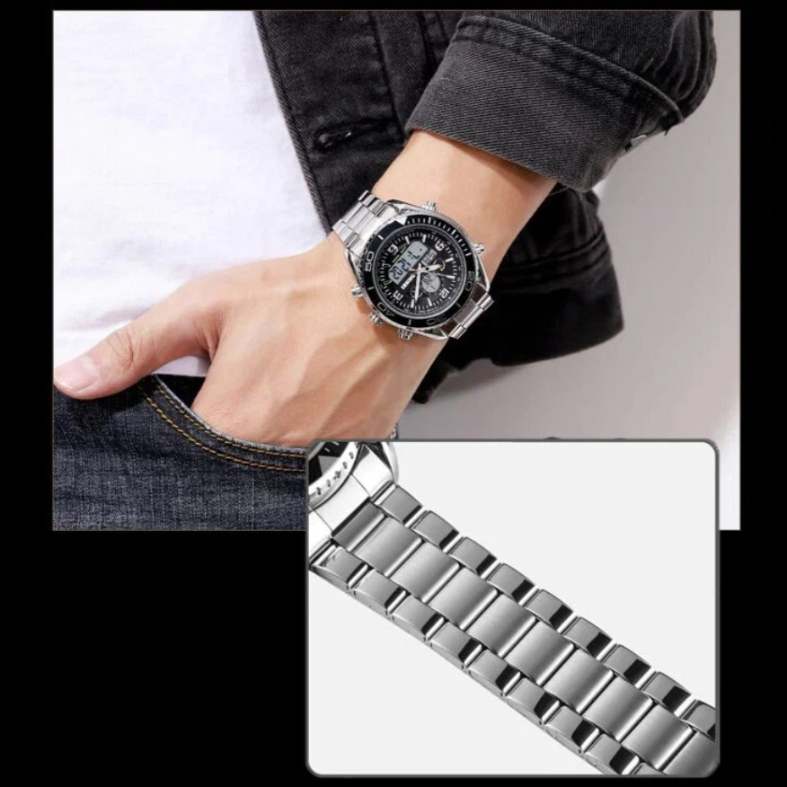 Наручные часы Skmei 1600 (серебристый/белый)