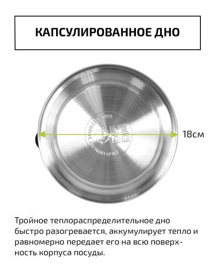 Чайник со свистком TimA WTK250