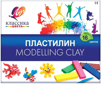 Пластилин Луч Классика 20С 1329-08 (16 цв)