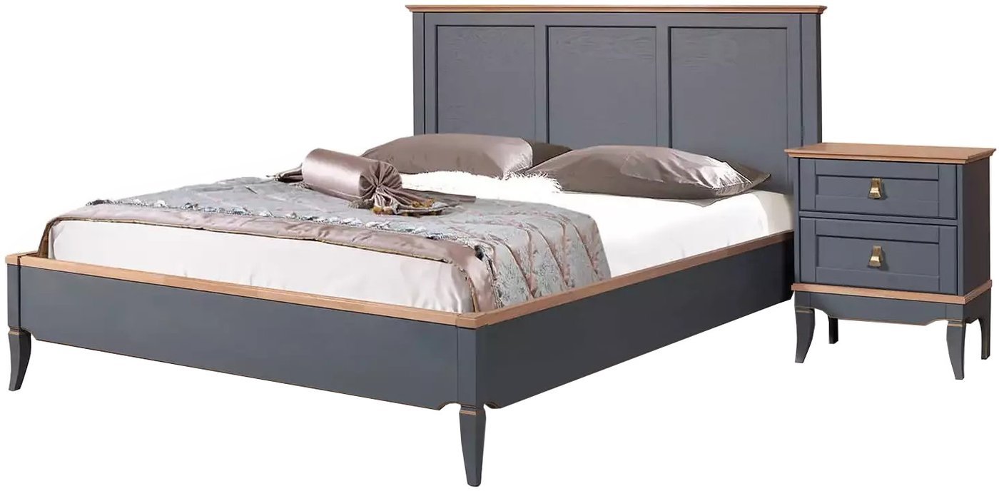 Кровать Гомельдрев Тельма ГМ 6581 160x200 Дуб (капри/натуральный дуб)