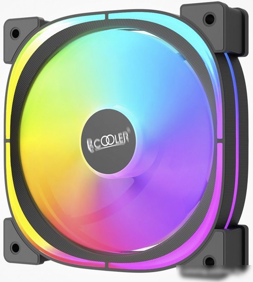 Вентилятор для корпуса PCCooler EF120 ARGB (черный)