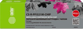 Картридж CACTUS CS-R-PFI321M-CHIP