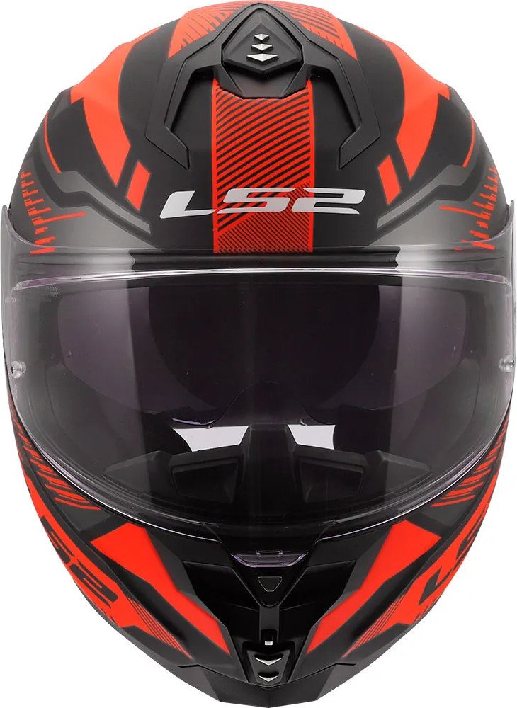 Мотошлем LS2 FF817 Challenger II Dravix (3XL, черный/красный)