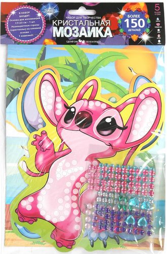 Алмазная мозаика MultiArt Кристальная мозаика фигурная Островные друзья CRYSTFIG-114795