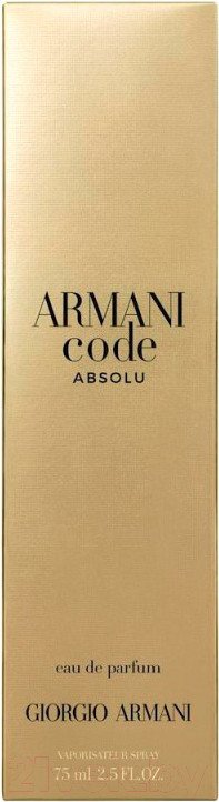 Парфюмерная вода Giorgio Armani Code Absolu EdP (75 мл)