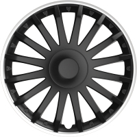 Набор колпаков на диски Versaco Crystal R15 SO 15" 15CRYSTALSO (4шт, черный/серебристый)