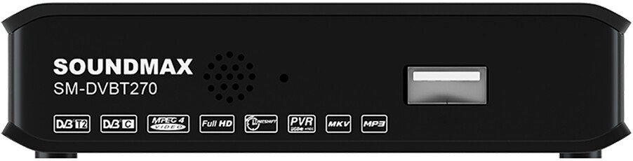 Приемник цифрового ТВ Soundmax SM-DVBT270