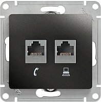 Розетка компьютерная Systeme Electric Glossa GSL000785