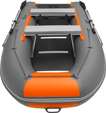 Моторно-гребная лодка Roger Boat Hunter Keel 3000 (малокилевая, графит/оранжевый)