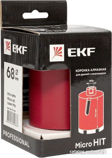 Коронка EKF dch-68-mh-m16