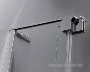 Душевой уголок Cezares SLIDER-AH-2-70/80-100/110-BR-NERO