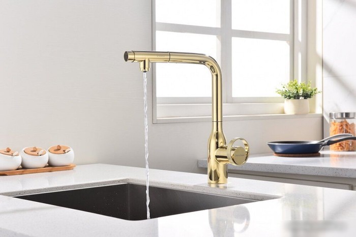 Смеситель Paulmark Urban Ur213104-G (золото)
