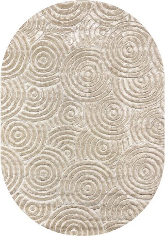Ковер для жилой комнаты Valentis Juno E908AP-BEIGE-OVAL (2x3)