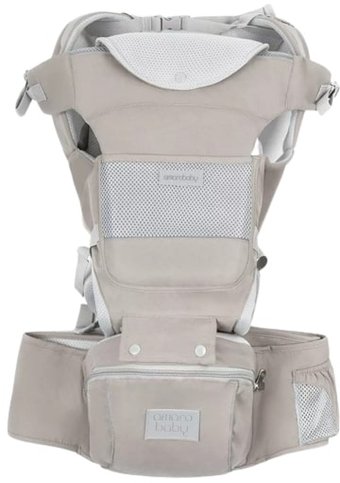 Рюкзак-переноска Amarobaby Carry AB22-30CARRY/11 (серый)