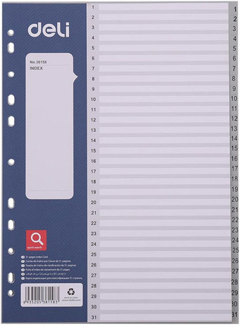 Разделитель документов Deli 38158