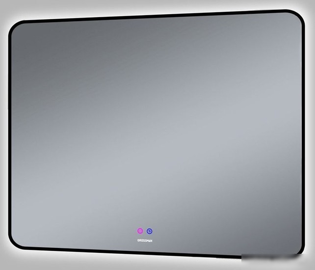 Grossman Зеркало Elegans-норма Black LED 17100802 (с сенсорным выключателем и подогревом)