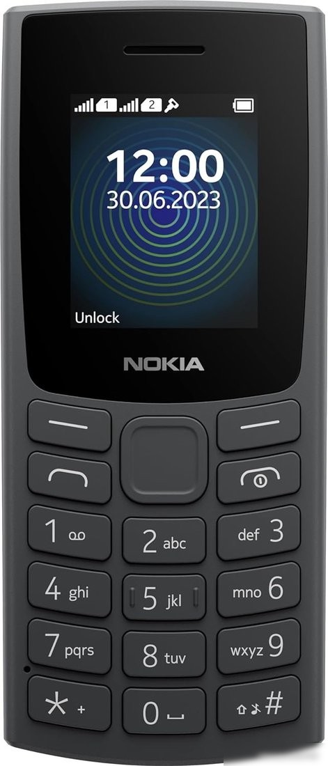 Кнопочный телефон Nokia 110 (2023) Dual SIM TA-1567 (угольный)