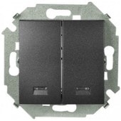 Выключатель Simon 15 1591392-038 (графит)