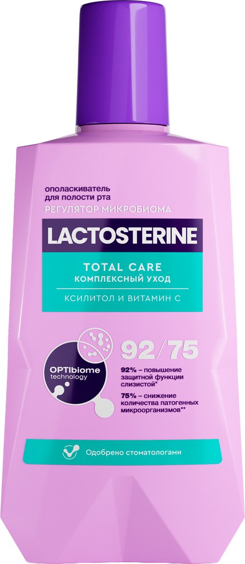 Ополаскиватель для полости рта Lactosterine Total care Комплексный уход 350 мл