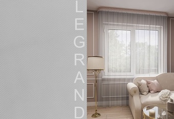 Тюль Legrand Грек 5x2.6 м (серый)