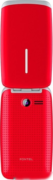 Кнопочный телефон Fontel FL280 (красный/белый)