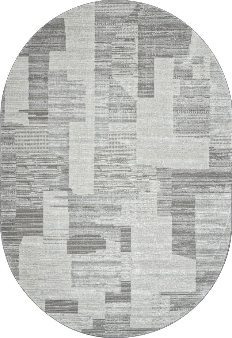 Ковер для жилой комнаты Merinos Sirius F190-OVAL-CREAM-GRAY (2x2.9)