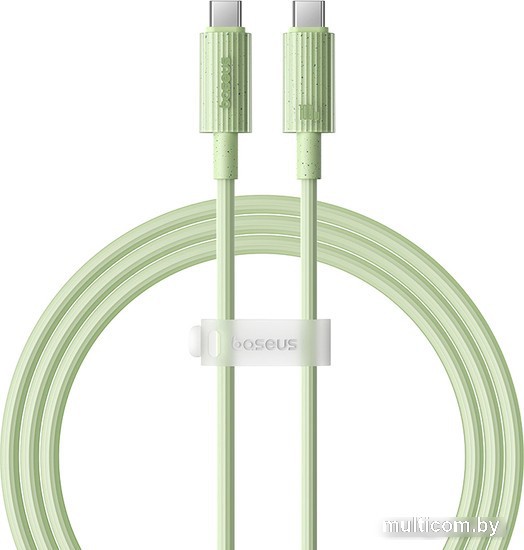 Кабель Baseus Habitat Series Fast Charging Cable 100W USB Type-C - USB Type-C (1 м, зеленый) Кабель Baseus Habitat Series Fast Charging Cable 100W USB Type-C - USB Type-C (1 м, зеленый)