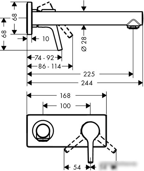 Смеситель Hansgrohe Talis S 72111000