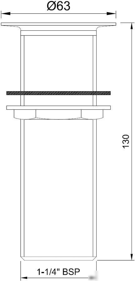 Донный клапан Jaquar ALD-CHR-705L130