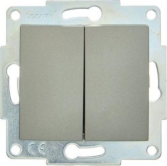 Выключатель Lezard Asti 7081-3588-101 (платина)