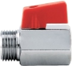 Запорная арматура ITAP Кран шаровый Mini 126 1/2" (красный)