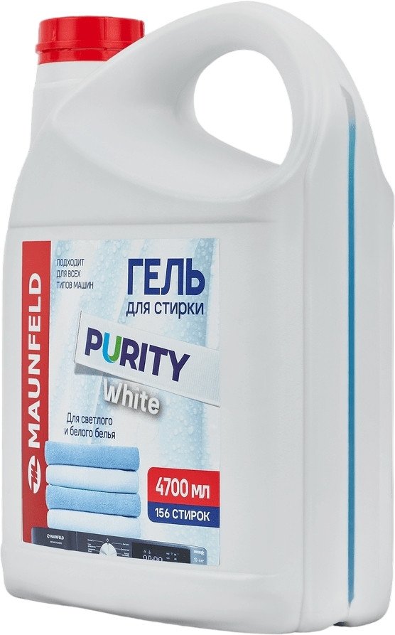 Гель для стирки MAUNFELD Purity White MWL4700PW 4.7 л