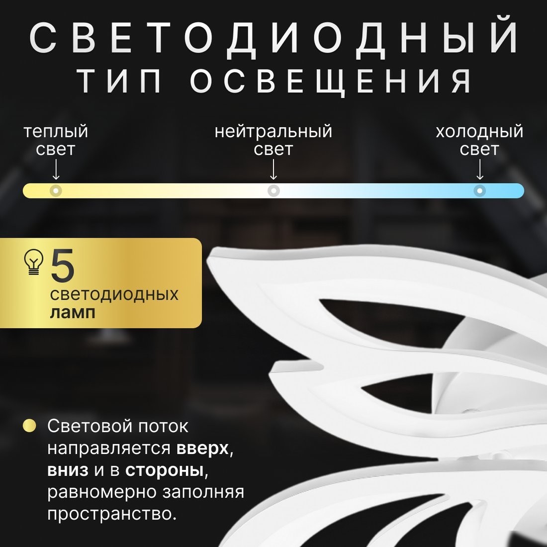 Подвесная люстра Sundays Home KR-44 6358