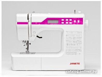 Электромеханическая швейная машина Janete 2600A (розовый)