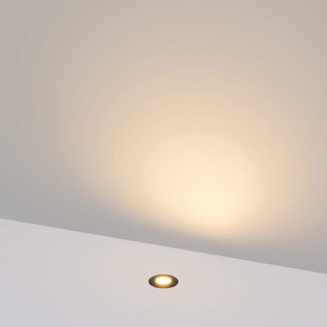 Тротуарный встраиваемый светильник Arlight ART-PELURU-GROUND-R23-1W Warm3000 057831