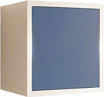 Полка ML Smart Group Соколянка 35x25x35 (фарфор белый/синий дымчатый/Синий дымчатый )