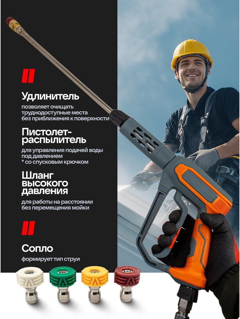 Мойка высокого давления RockForce RF-HRH23W
