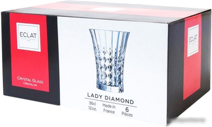 Набор стаканов для воды и напитков Eclat Lady Diamond L9746