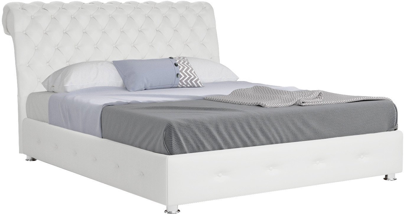 Кровать Мебель-АРС Эксклюзив 160 (экокожа)