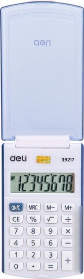 Калькулятор Deli E39217/BLUE