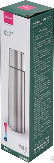 Термос Fissman 19624 1л (нержавеющая сталь)