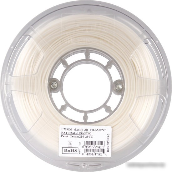 Пластик eSUN eLastic 1.75 мм 1000 г (натуральный)