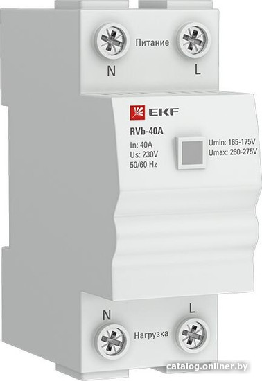 Реле напряжения EKF Basic rvb-40a Реле напряжения EKF Basic rvb-40a